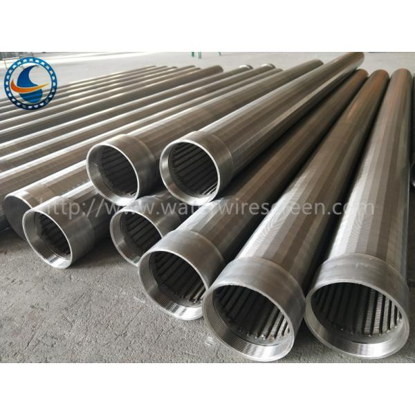 AISI 304 Profile Wire Downhole Slotted Tube For Geothermal Wells