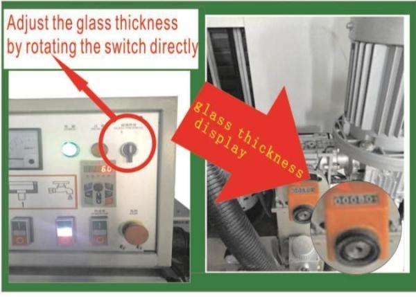 9 Motors Glass Straight Line Beveling Machine with PLC Glass Processing Machine ST261C