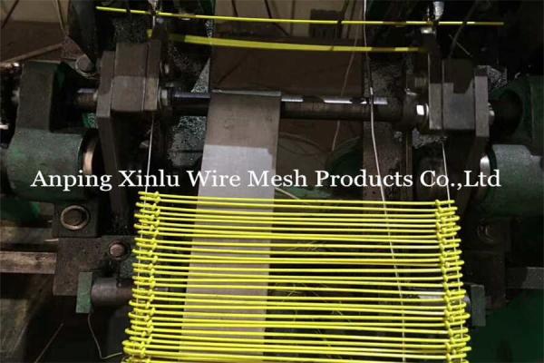 19Gauge Yellow Red Blue PVC CoatedColoured Double Loop Bar Wire Tie for Bundling with 20% Elongation Rate