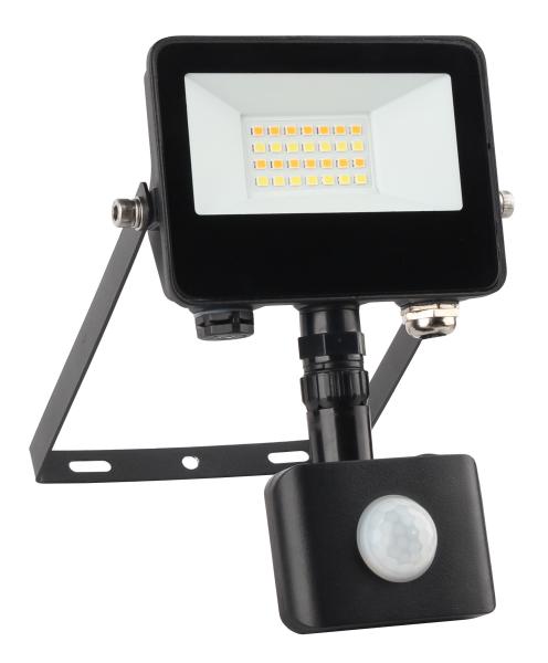3000K-6500K LED Flood Light Plug Play PIR Or Photocell 10W Die Casting Landscape Flood Light