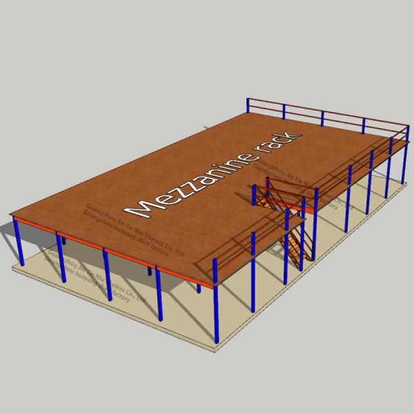 Multi Tier Mezzanine Floor Racking System ODM Metal Mezzanine Systems