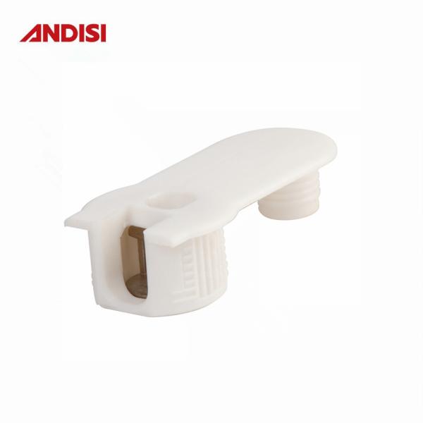 Zinc Plated White/Brown Color Nylon Finish Cabinet Corner Connector for Other Furniture