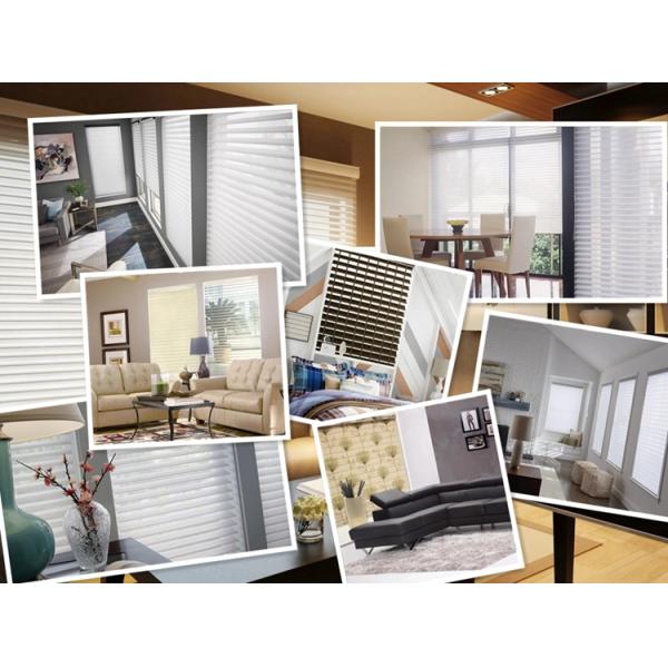 Resist ultraviolet rays smart Wifi Tubula motorintelligent electric Shangri-La Roller Blinds motroized light adjustable