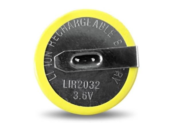 Leakage Proof Lithium Ion Button Cell LIR2032H  70mAh  Longer Service Life