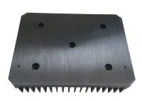 6061 perfiles anodizados negro de la protuberancia del disipador de calor T5 para el refrigerador de agua