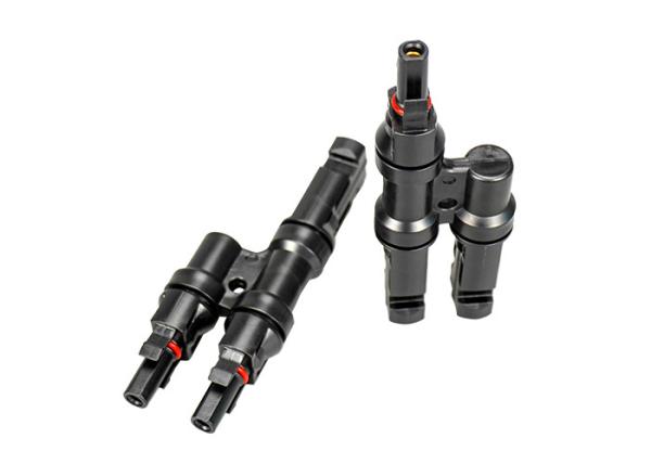 IP67 fêmea/homem do conector de ramo da proteção 2to1 T