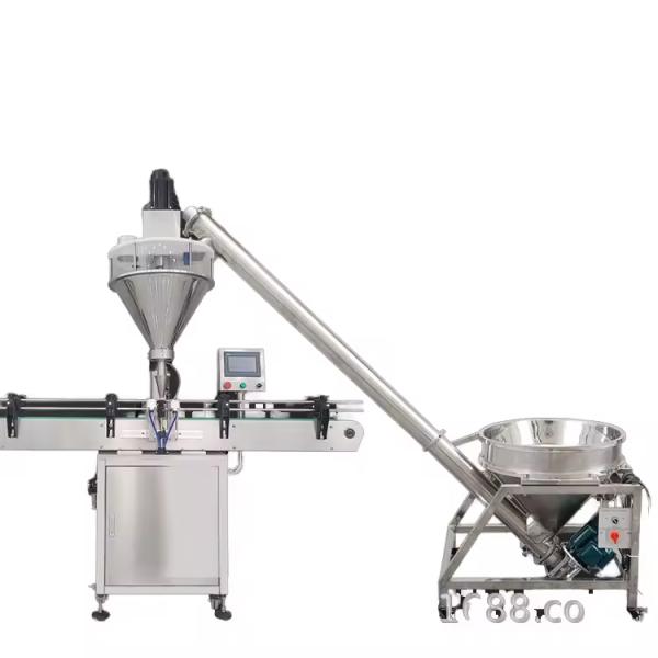 Máquina de llenado de polvo semiautomática de alta precisión para polvo, harina, especias, azúcar, gránulos para botellas de bolsillo