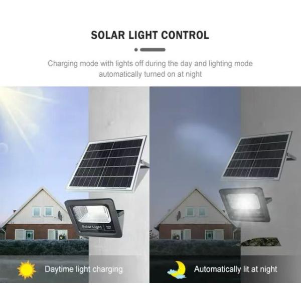 95lm/w Waterproof Warehouse Stadium Solar Charging Floodlight Solar Led Outdoor Light