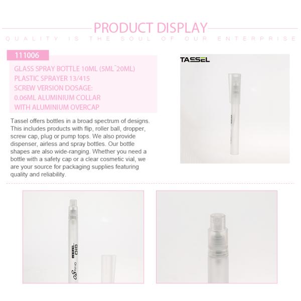 Plastic / Glass 13/415 Mini Spray Bottle Vial