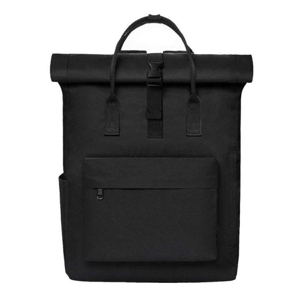 Canvas Custom Logo Waterproof Rolltop Bag 40cm Rolltop Laptop Backpack