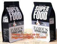 El bolso de la comida de perro casero para el acondicionamiento de los alimentos de perro, soporte que se puede volver a sellar de la cremallera encima del bolso del alimento para animales, se levanta el bolso de empaquetado del alimento para animales, suplemen