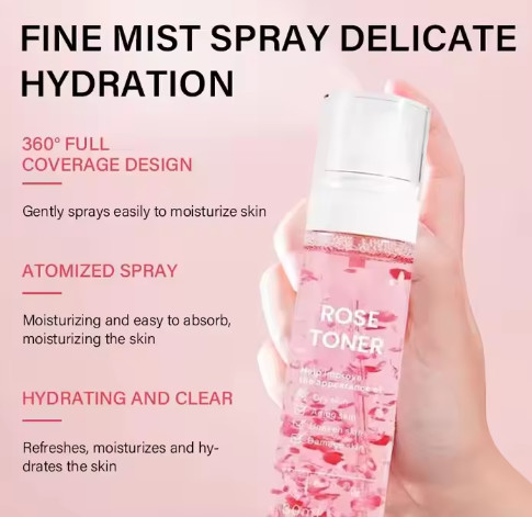 Fabricante de cosméticos OEM de niebla facial con agua de marca privada