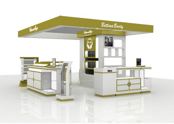 High End Cosmetic Store Furniture / Cosmetics Display Shelves For Specialty Stores