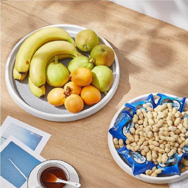 Plastic Kitchen Turntable Organizer for Spice Items and Fruit Placement Standing Type