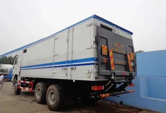 Shacman 6X4 15ton 20ton Heavy Duty Cargo Truck With Rear Lifting Platform