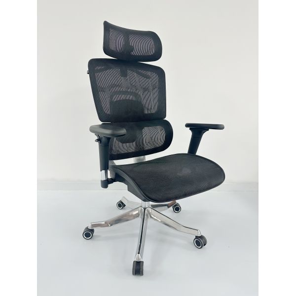 Aluminum Ergonomic Office Mesh Chair Revolving Height Adjustable