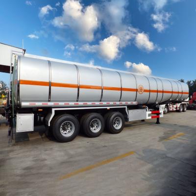                    25000L Carbon Steel Draw Bar Tank Trailer with 4 Axles for Fuel or Diesel Liquid             