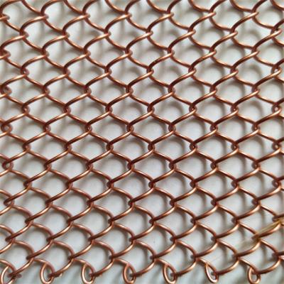 High Quality Aluminum Alloy Wire Mesh Coil Drapery Mesh Curtain Multiple Color Options