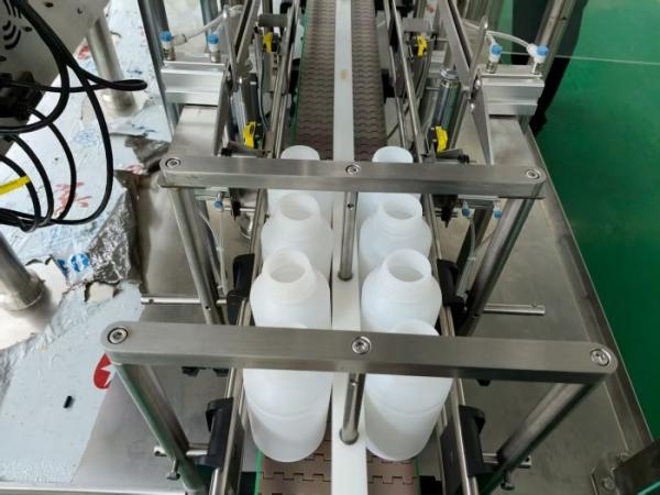 Automatic Pesticide Filler, Bottle Filling Machine for Pesticides Suitable for 500-1500ml PET Bottles, Accuracy ±0.5%, Compliant with GMP and FDA Standards