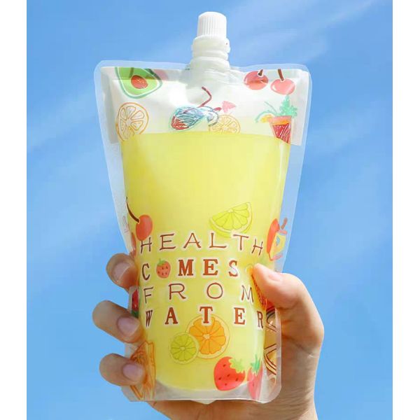 Degradable Spout Pouch Packaging Personalized Drink Pouches For Juice