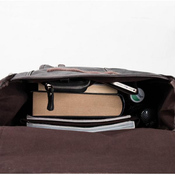 M new winter pu leather shoulder bag backpack student book bags European and American fashion retro casual