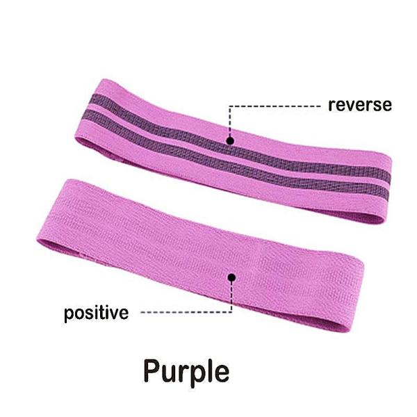 Virson Anti Slip Cotton Hip Resistance Bands Booty Exercise Elastic Bands For Yoga Stretching Training Fitness
