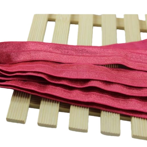 Shiny Bias Elastic Webbing 20mm Width Spandex Material with Oeko-Tex Certificate Stretch Feature