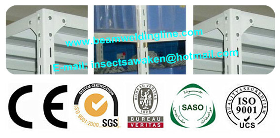 Light Duty Shelving Cold Formed Steel Column , C Z Purlin Roll Forming Machine