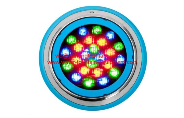 12w - 81w Big Power Led Underwater Swimming Pool Lights With White / Blue Ring