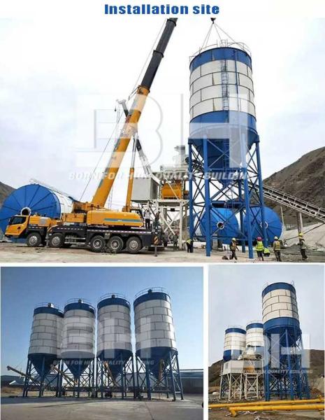 Bolted Type Cement Silo 50T - 2000T With Strong Anti Corrosion Ability