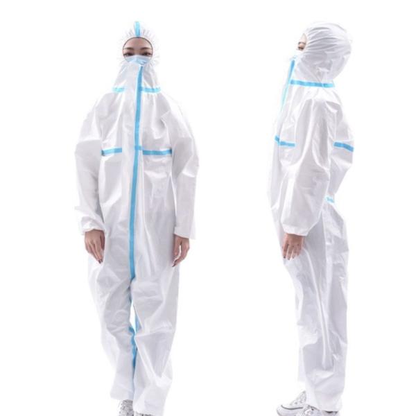 Lamination Zipper Non Woven Disposable Protective Coverall