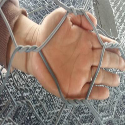 pedra de Mesh Baskets Retaining Walls Box do fio de 3.0mm enchida para estradas e pontes