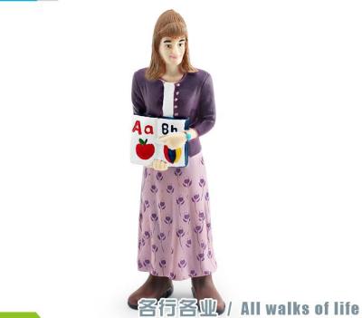 Pessoas no Trabalho Modelo Brinquedo Professor Figura Fingir Profissionais Figura Figura Carreira Figura Brinquedos para Meninos Meninas Crianças
