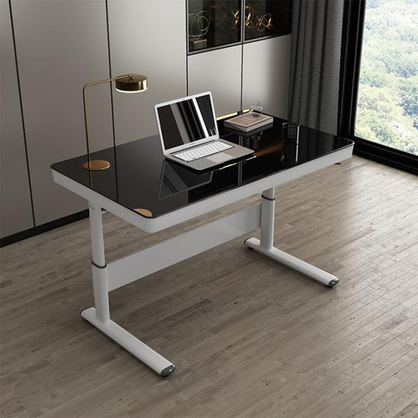 Height Adjustable Vintage Rustic Wooden Coffee Standing Table for Office Work Station