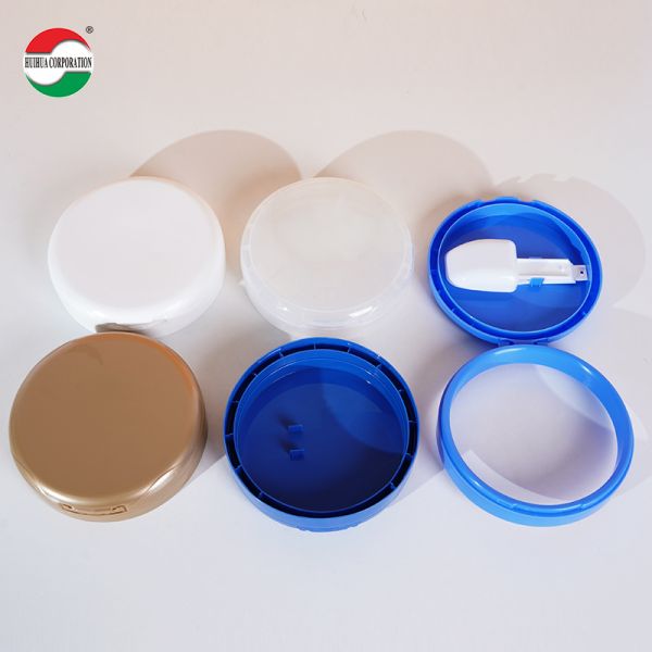 2600ML Food Grade Customized PET Jar Food Grade Vitamin Protein Milk Powder Container Spoon Shape