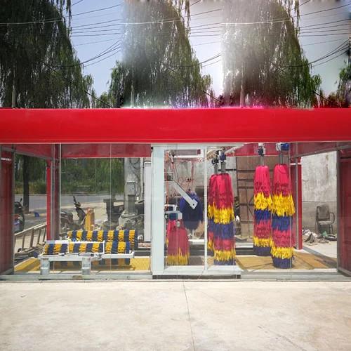 Large Intelligent Tunnel Type Automatic Car Washing Machine with 9 Brushes