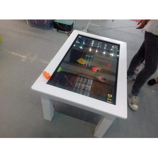 Lcd Interactive Smart Home Touch Screen Table Multi-Function Table With Computer For Kids / Family / Meeting