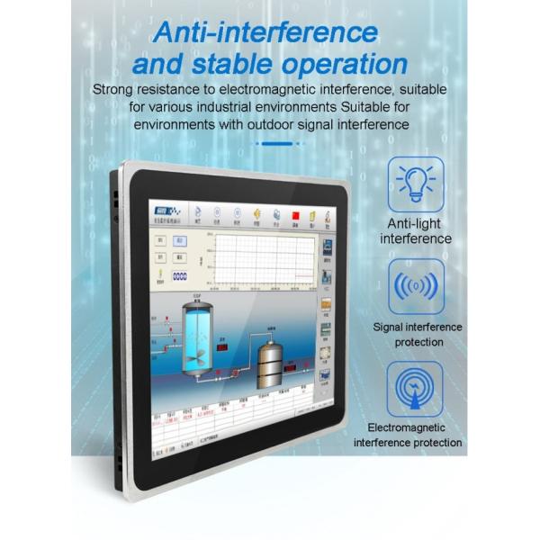 Touch Screen All in One Pc 15 Inch Ips Capacitive Professional Embedded Industrial Control Display