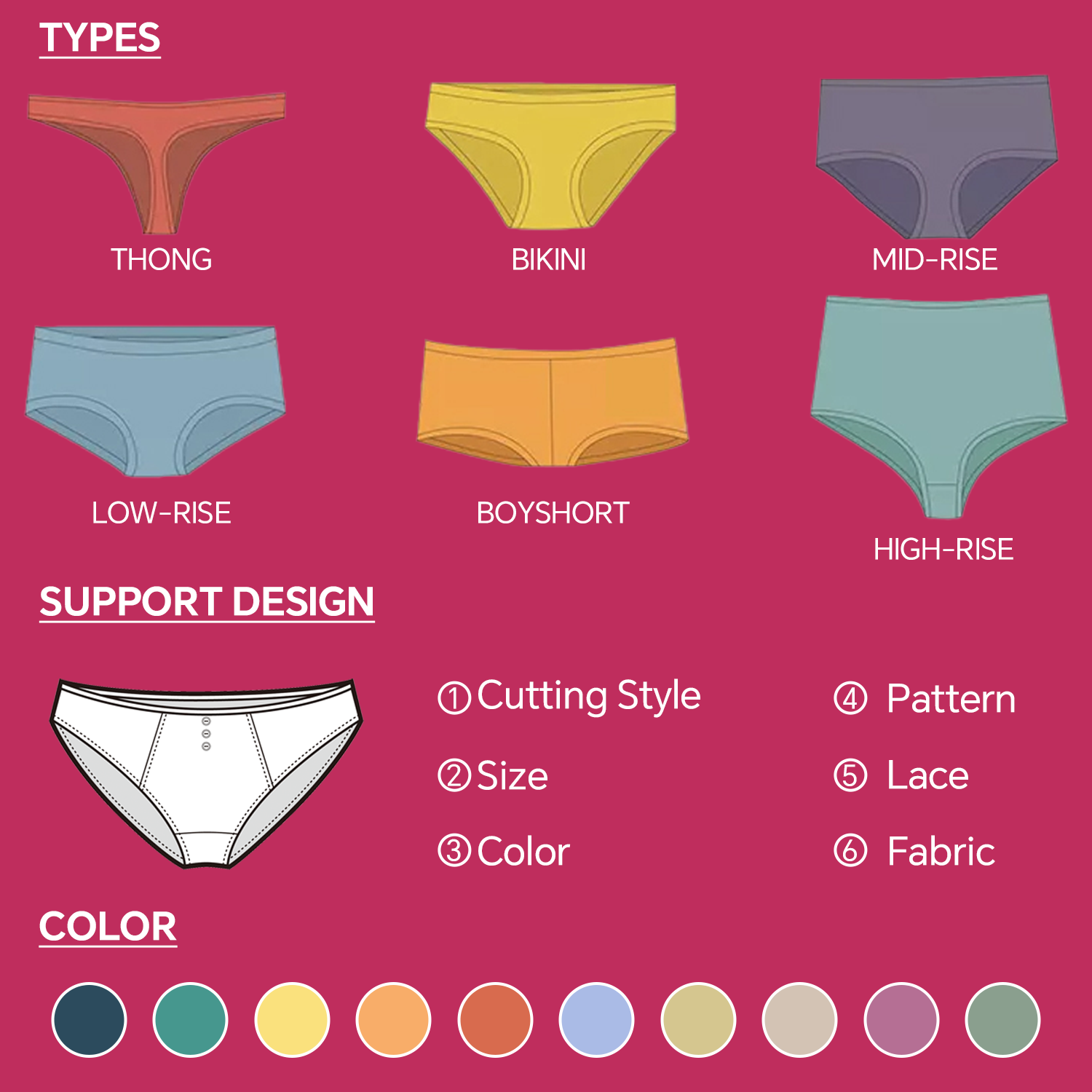 Lightweight Soft Breathable Cotton Ladies' Briefs for Comfortable Loungewear