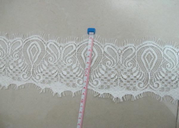 White Eyelash Lace Trim For Garment Accessories with 13cm Width CY-HB3242