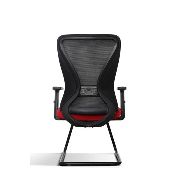 Metal Frame Desk Mesh Office Swivel Chair 0.178CBM Black Nylon 60cm