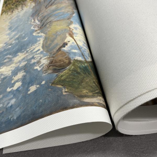 Eco-solvent Inkjet Printing 280gsm Matte Polyester Canvas Roll for Digital Printing