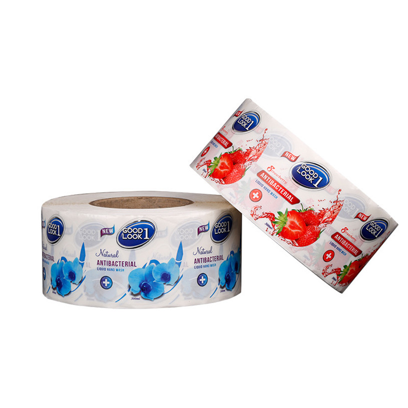 Hot Selling Compatible Custom Personalized Brand Name & Logo Self-adhesive Label Sticker Rolls Anti-counterfeiting
