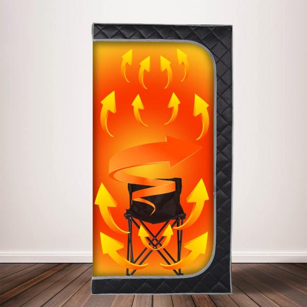 Detox Therapy Full Size 1 Person Full Body Weight Loss Infrared Sauna Tent 1300W