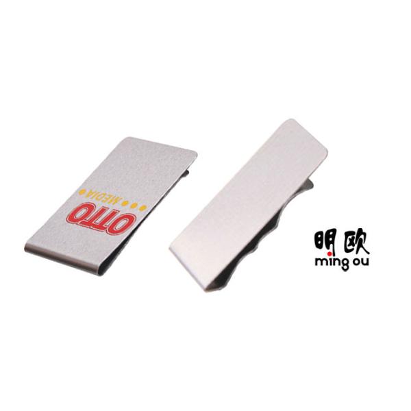 Name Brand Metal Money Clip Large Capacity Red And Yellow Logo