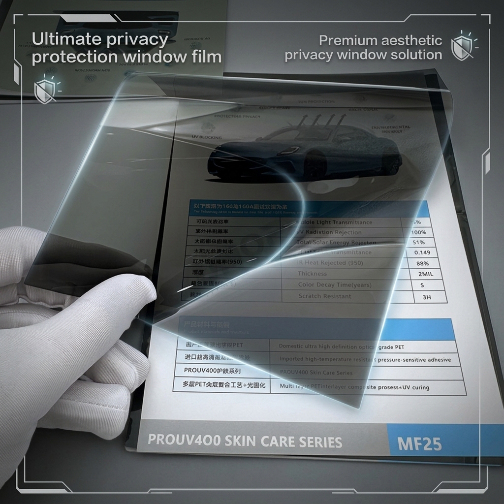 Ultra Hd Heat Resistant Privacy Protection Nano Ceramic Window Solar Window Tint