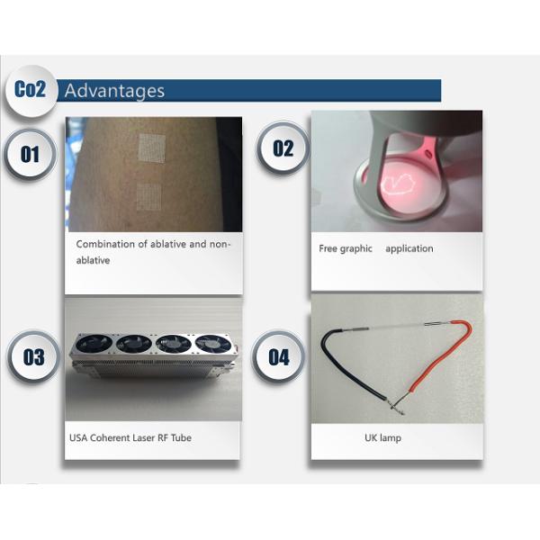 1540nm Fractional Erbium Laser / Fractional Co2 Laser Treatment With Free Graphic Input
