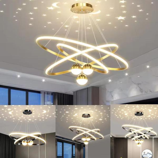 Home Decor Ceiling Hanging Lamp , Nordic Luxury LED Chandelier Pendant Light For Restaurant