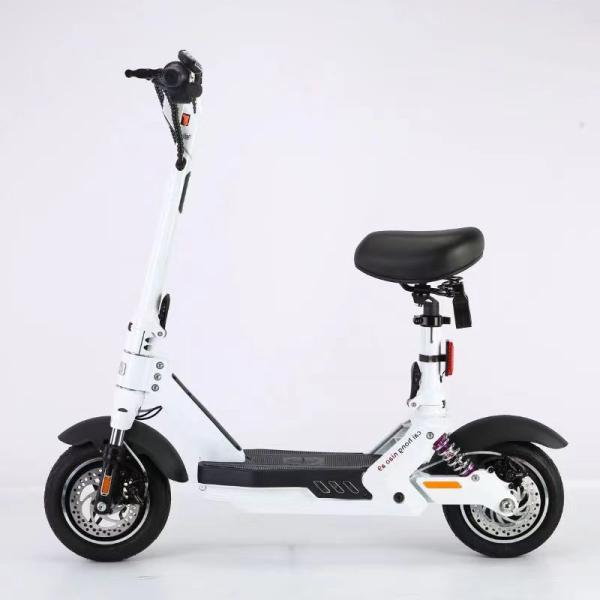 Lithium Battery 48V Electric Motorcycle Scooter 50KM Range E Scooter For Adult