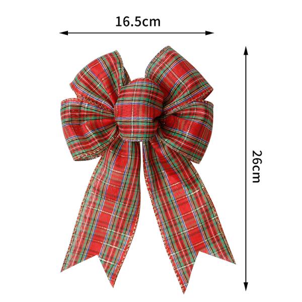 Upgrade Your Christmas Tree with Our Pre-Made Customized Burlap Ribbon Bow